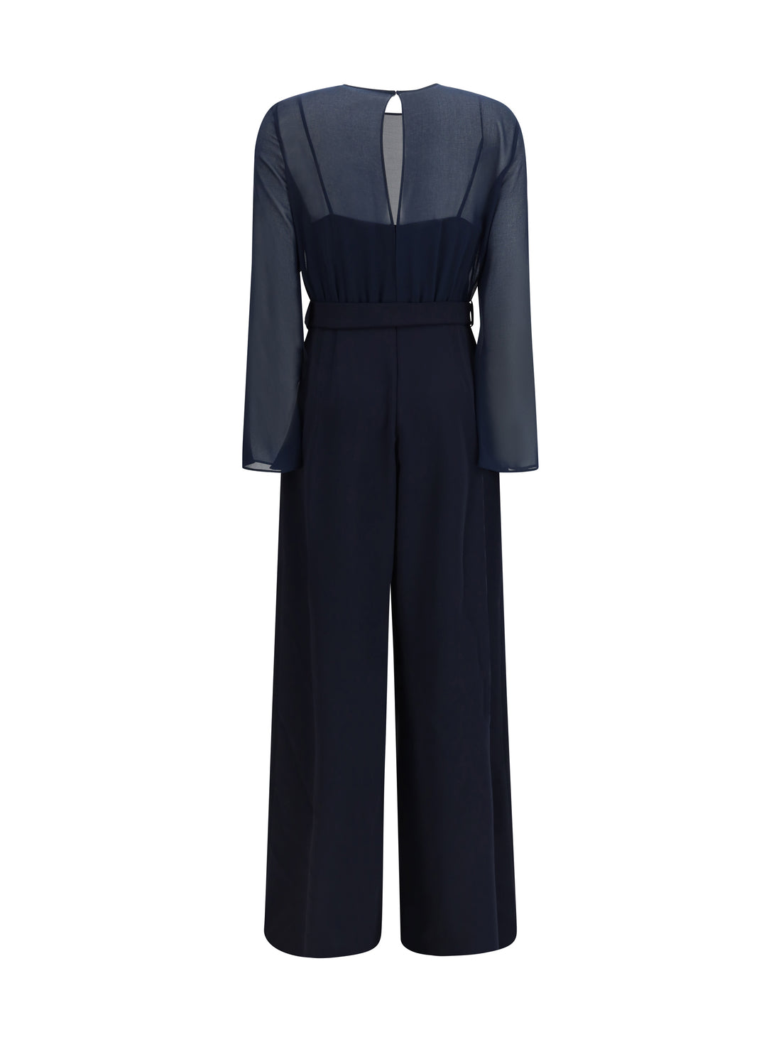 P.A.R.O.S.H. L cady and chiffon jumpsuit