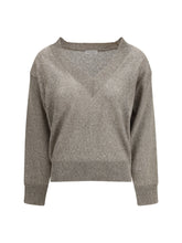BRUNELLO CUCINELLI L sparkling linen sweater