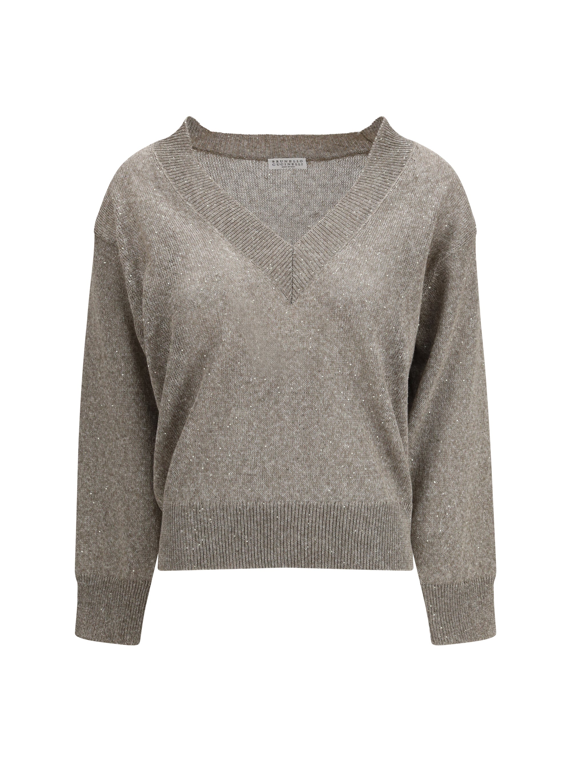 BRUNELLO CUCINELLI L sparkling linen sweater