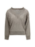 BRUNELLO CUCINELLI L sparkling linen sweater