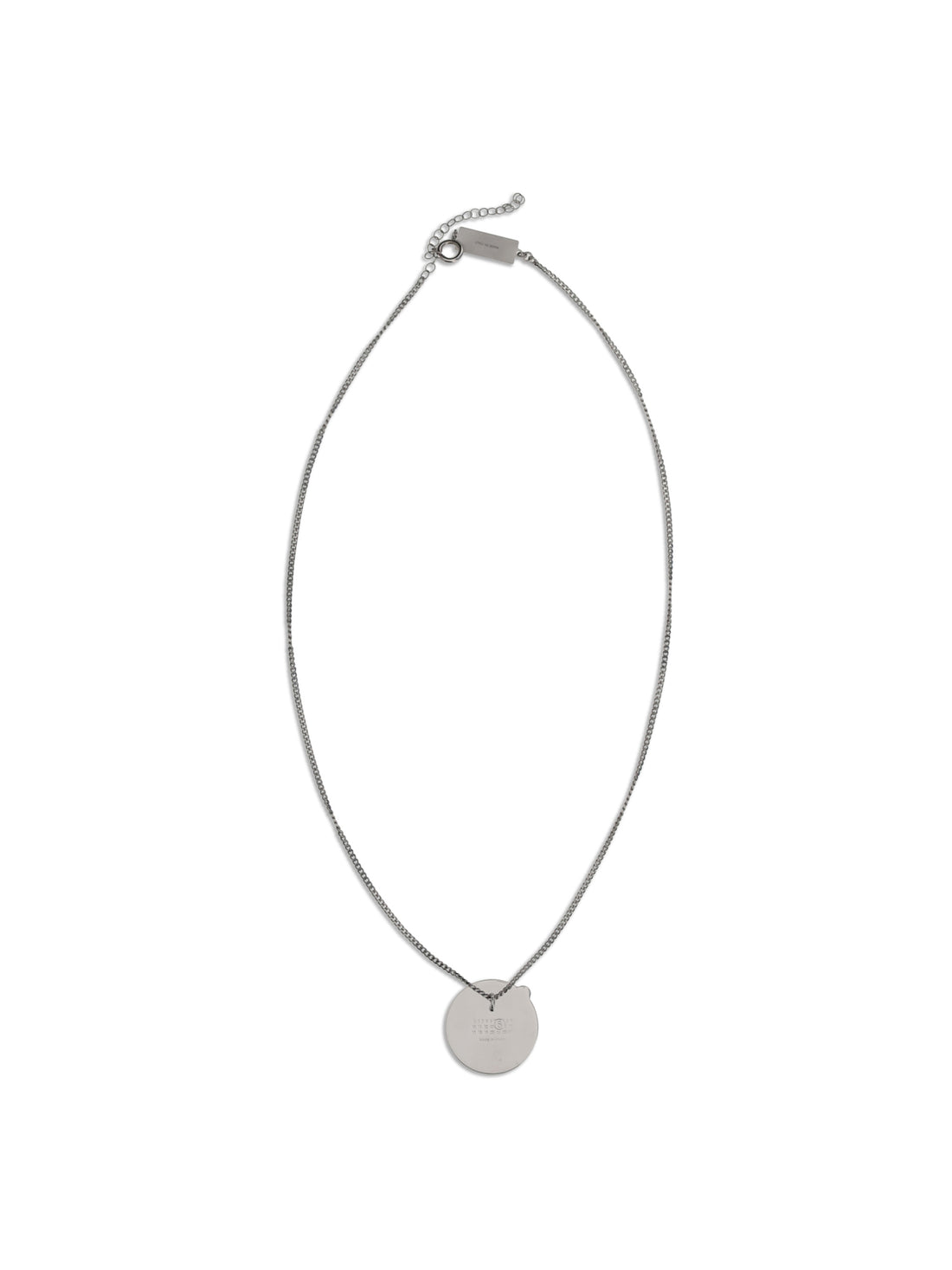 MM6 OS necklace with round plaque