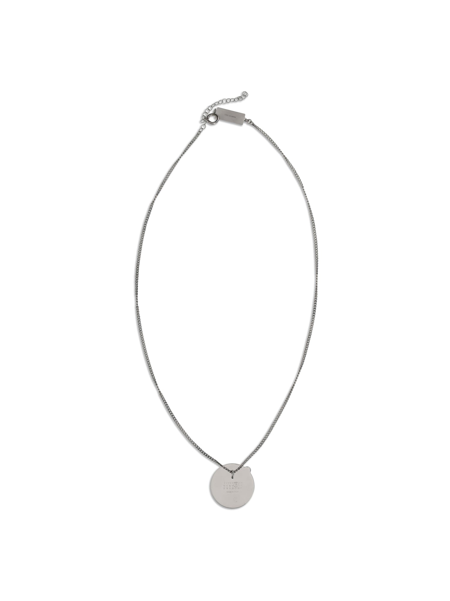 MM6 OS necklace with round plaque