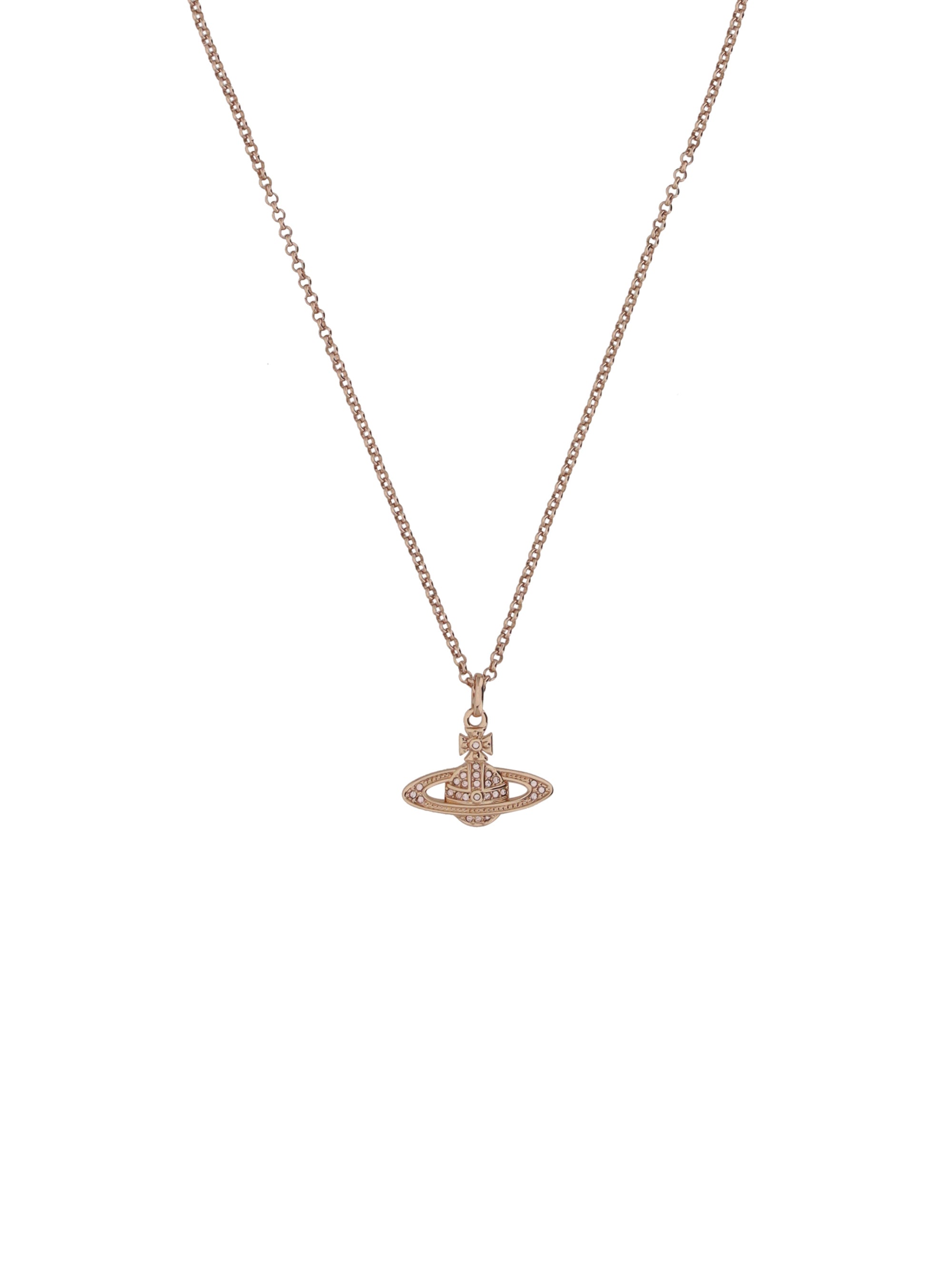mini bas relief orb pendant necklace