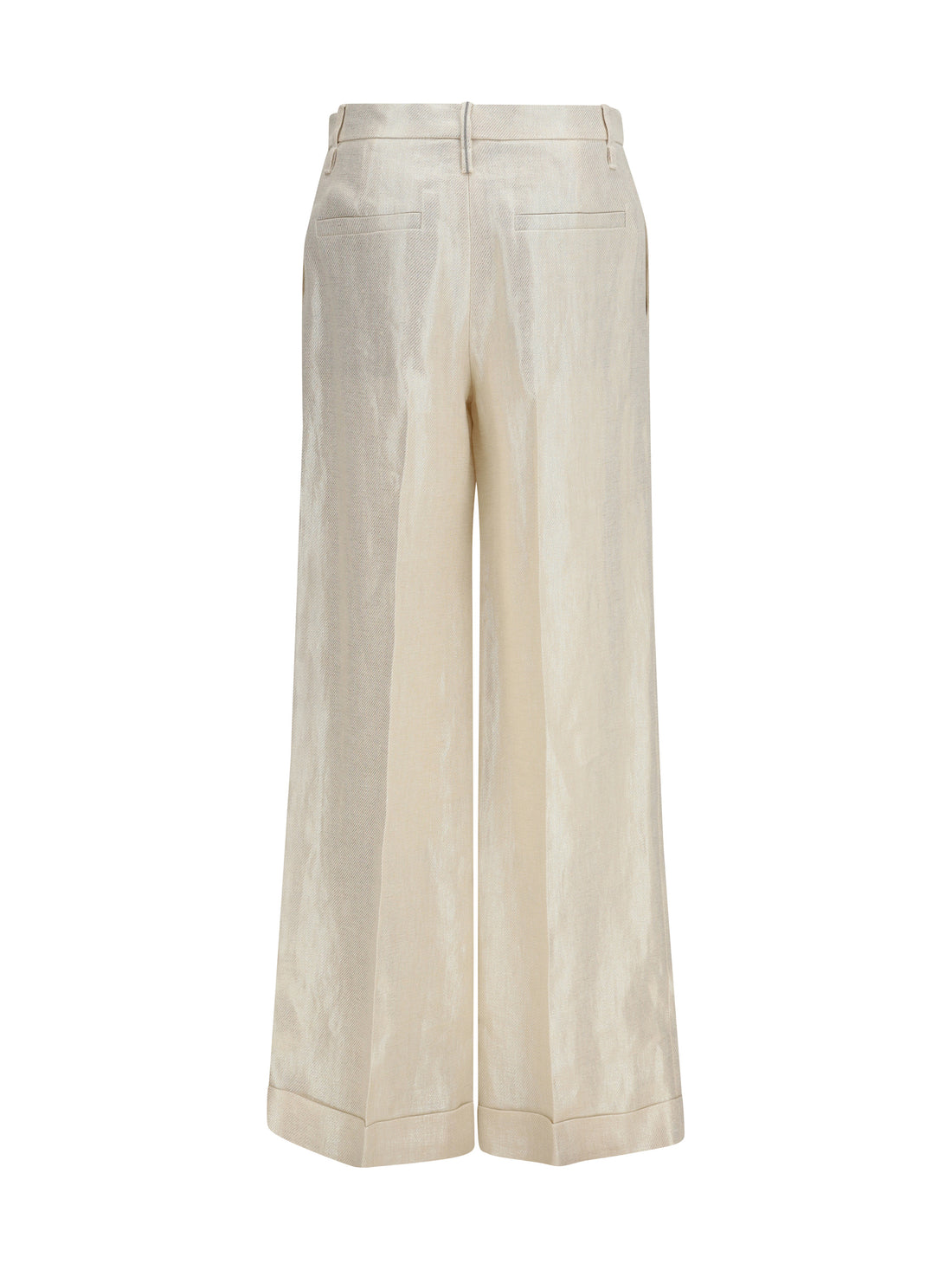 BRUNELLO CUCINELLI 40 linen tailored pants
