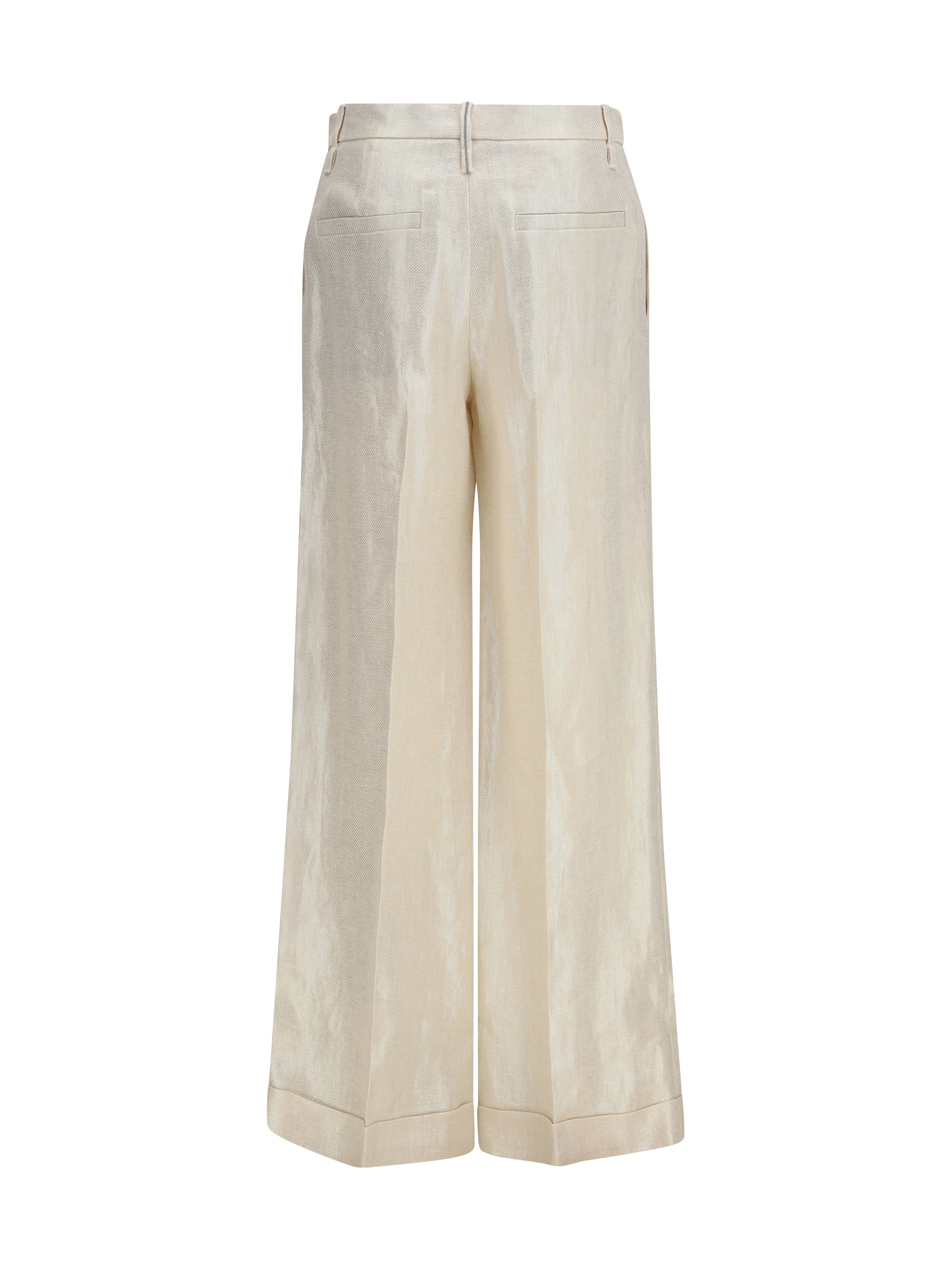 linen tailored pants