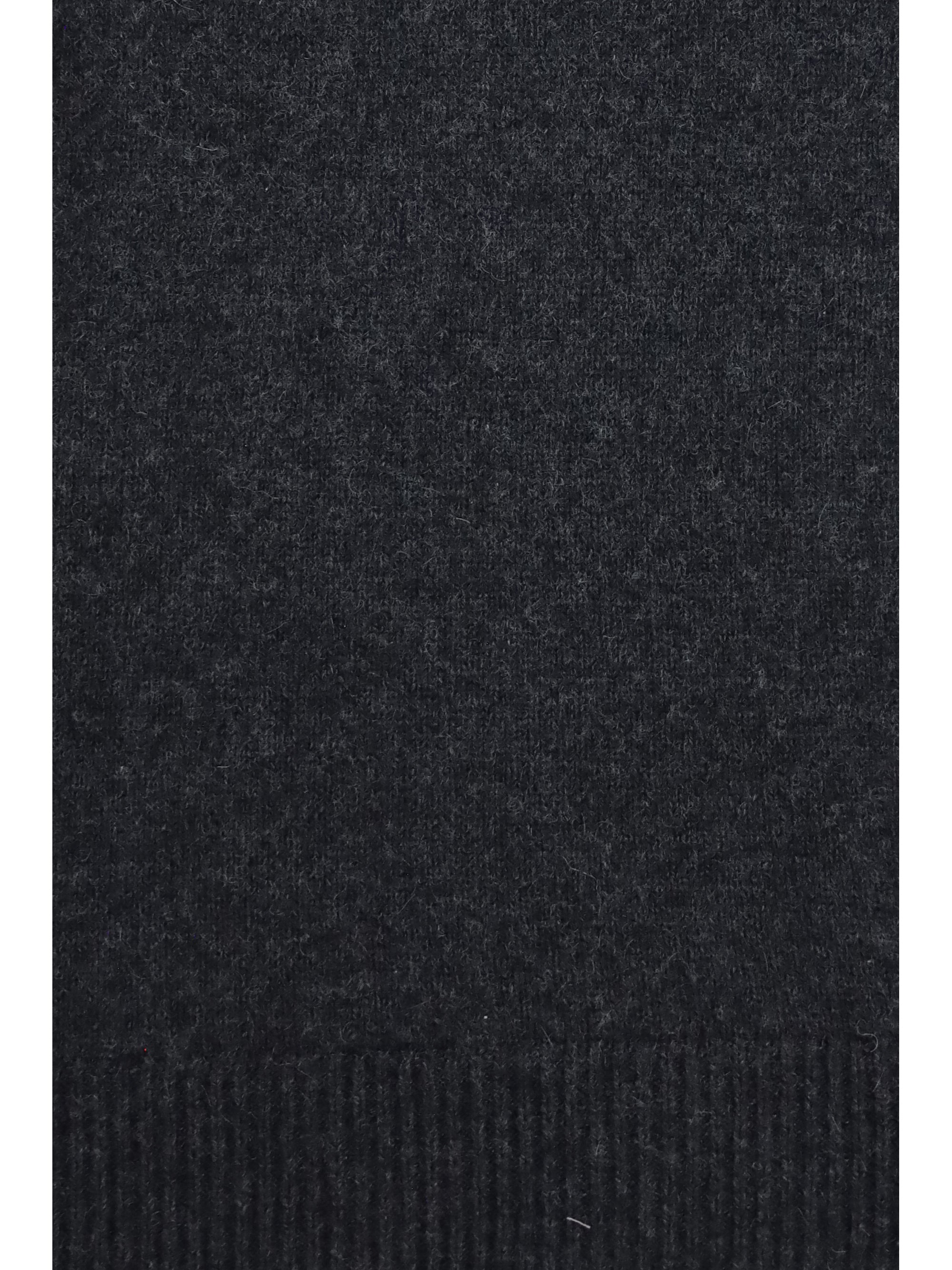 otis cashmere sweater with two-tone collar