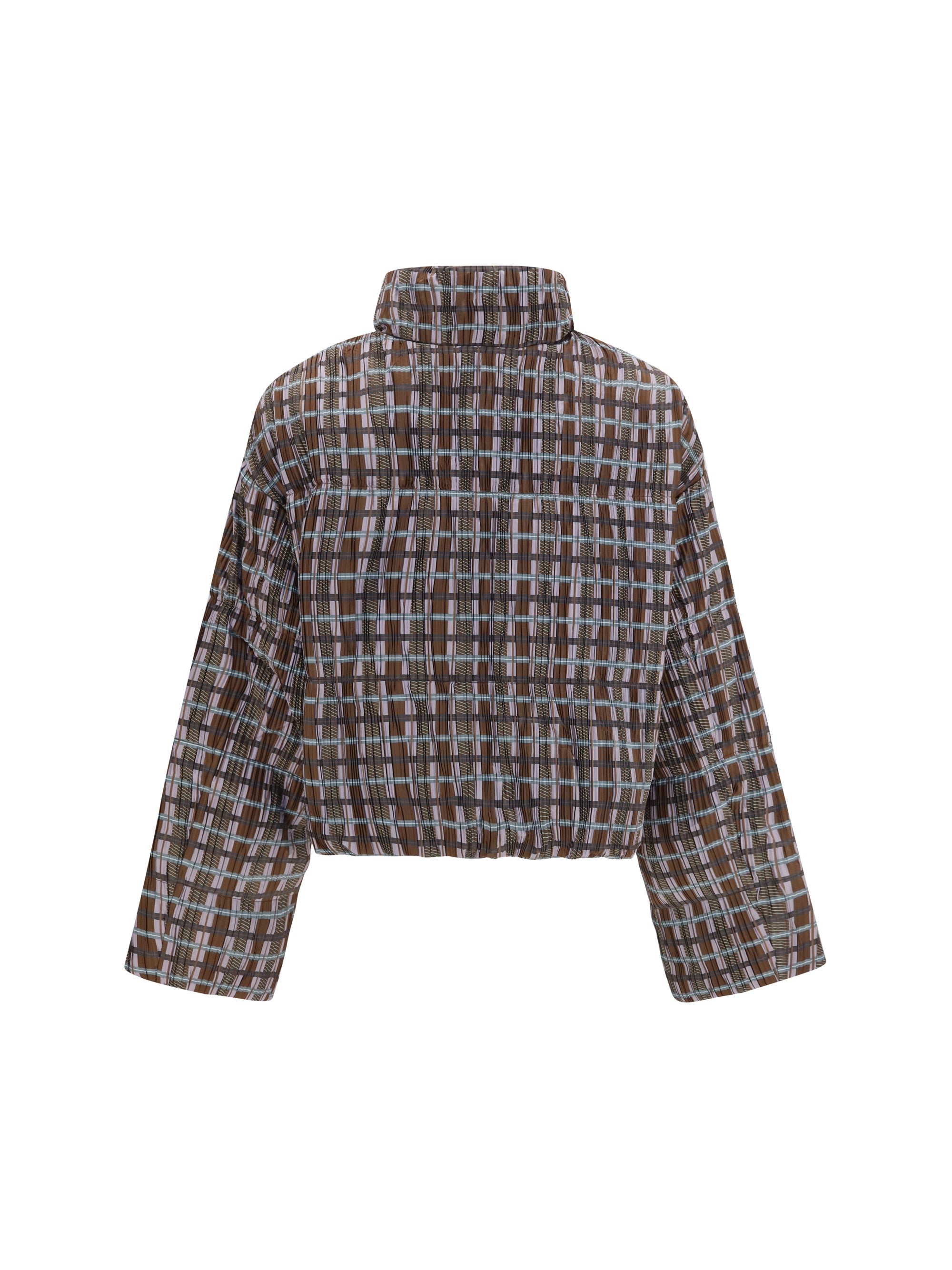 short padded high-neck jacket