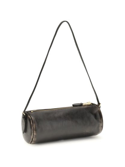 MIU MIU OS pouch crafted in aged-effect nappa leather 