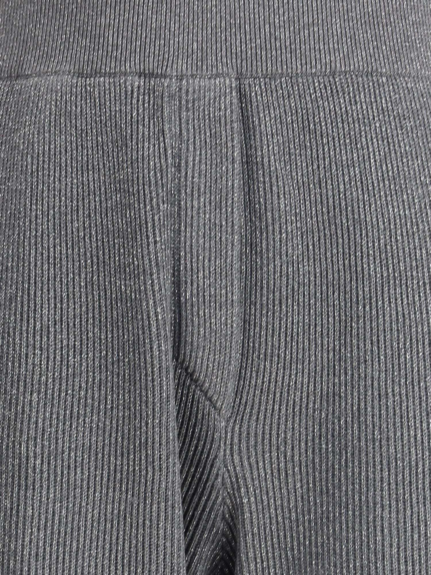 BRUNELLO CUCINELLI L ribbed lurex pants 