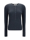 airi henley sweater in cotton and cashmere
