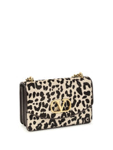 VALENTINO GARAVANI OS animalier pony effect shoulder bag
