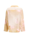 printed silk twill shirt