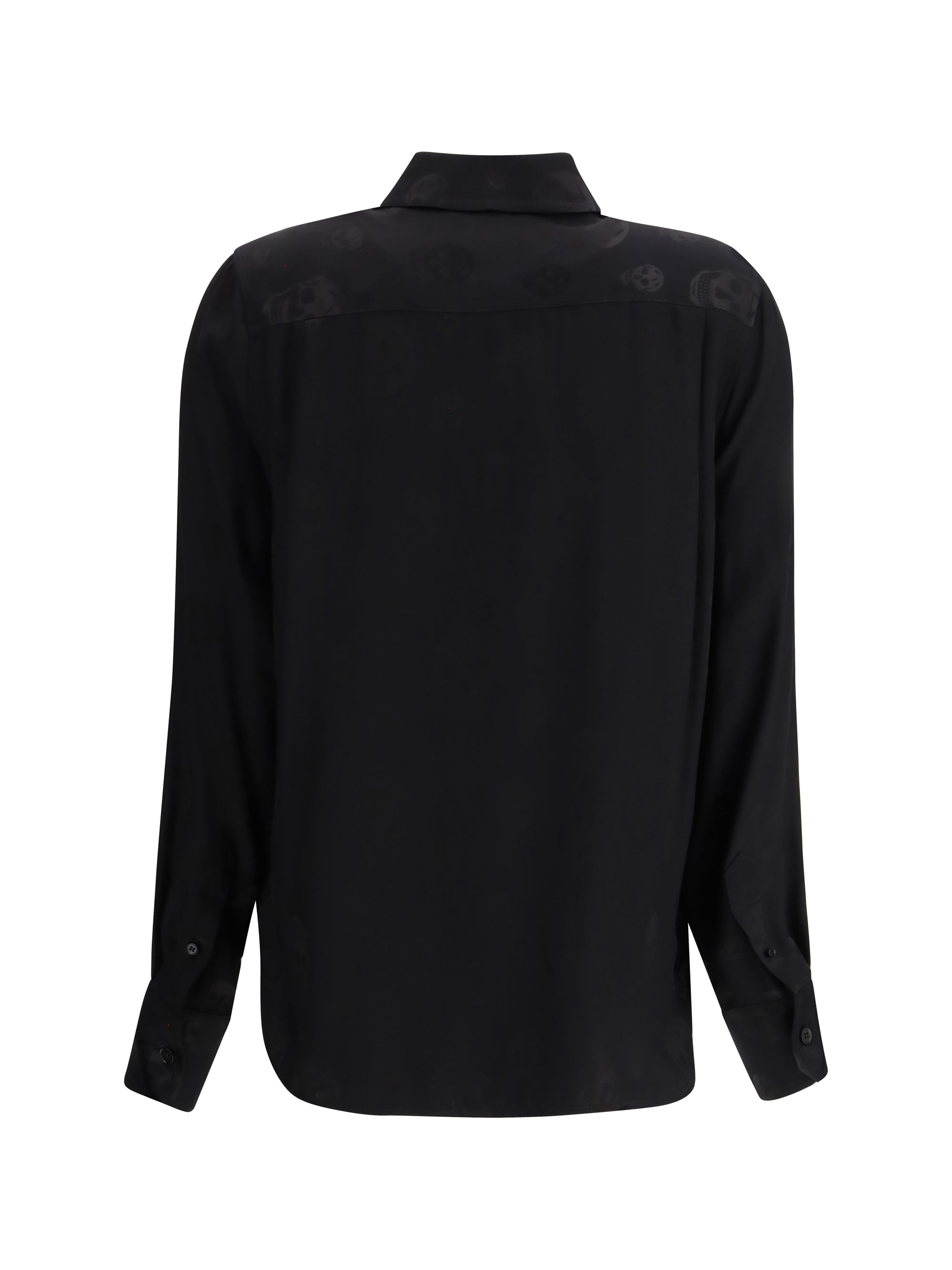 shirt with skull motif