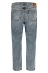 stone-washed cotton denim jeans