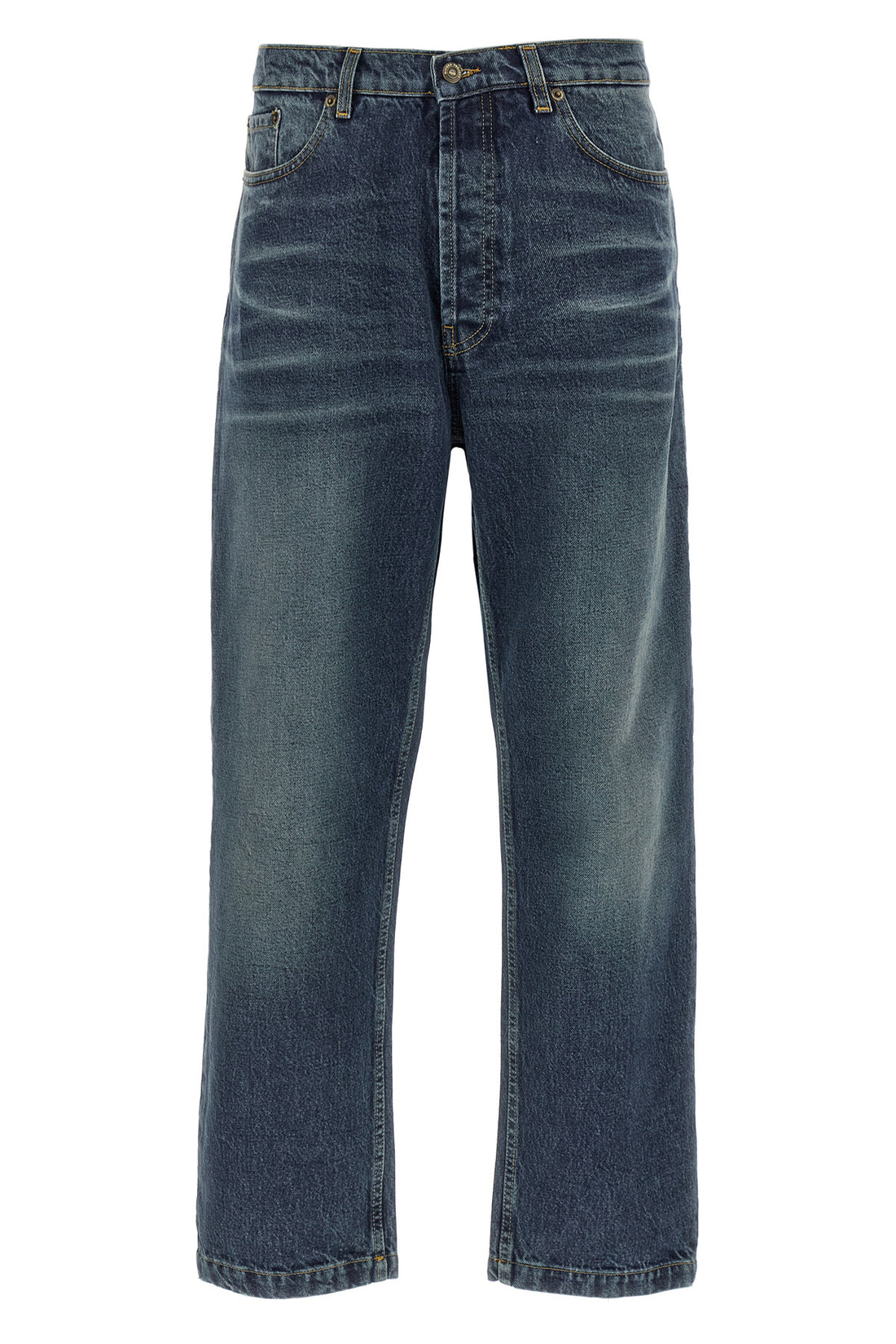 RIVIERA PROJECT 30 stone-washed cotton denim jeans