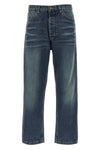 stone-washed cotton denim jeans
