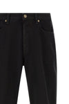 garment-dyed cotton denim jeans