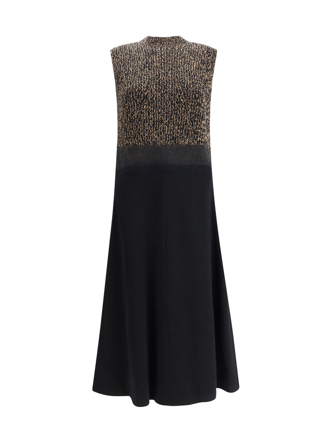 PRADA 42 shetland wool and cashmere dress