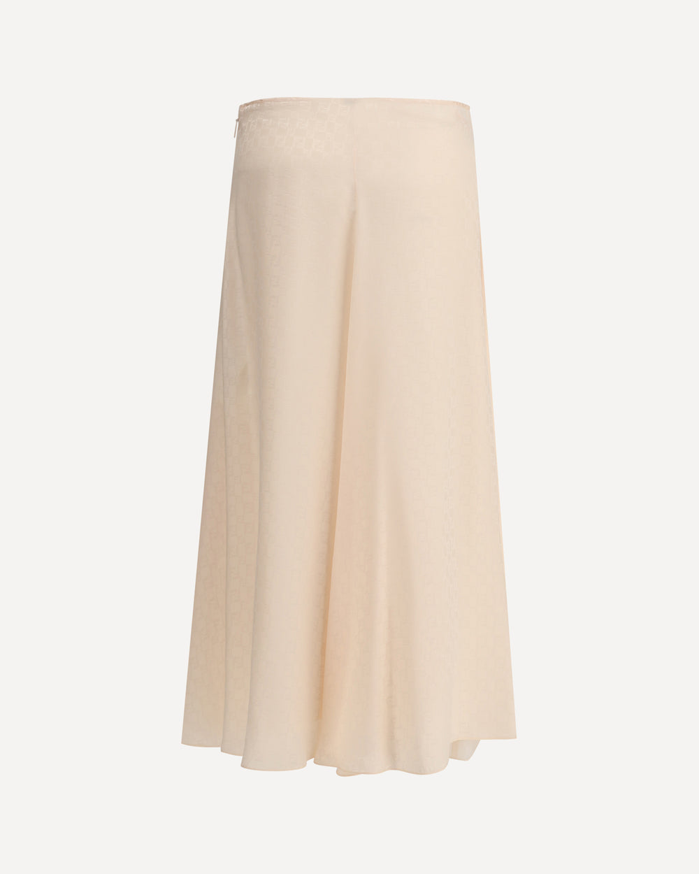 silk midi skirt