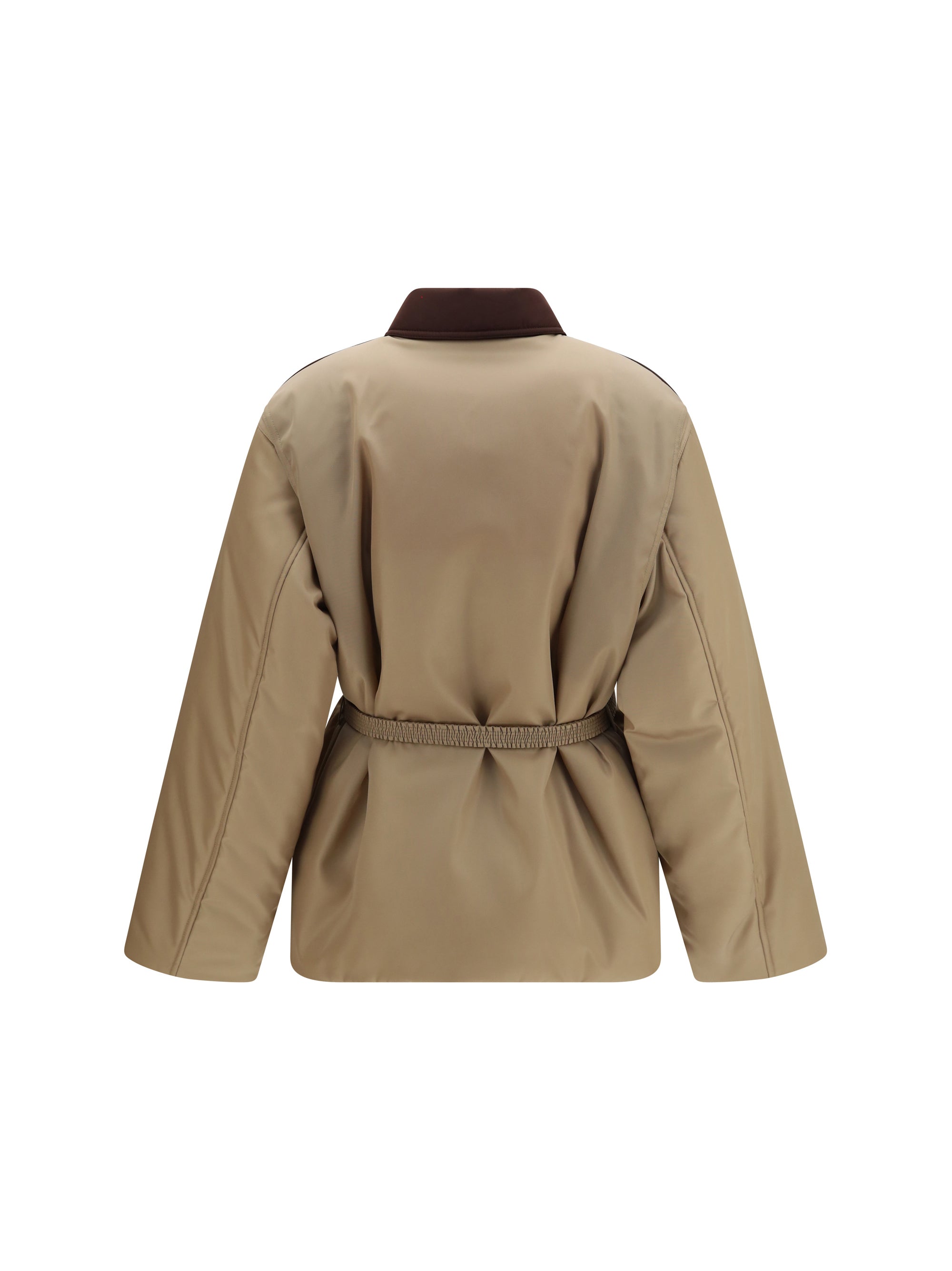 responsible jacket in nylon twill