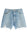 destroyed denim shorts for a casual