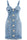 mini denim dress with decorative buttons