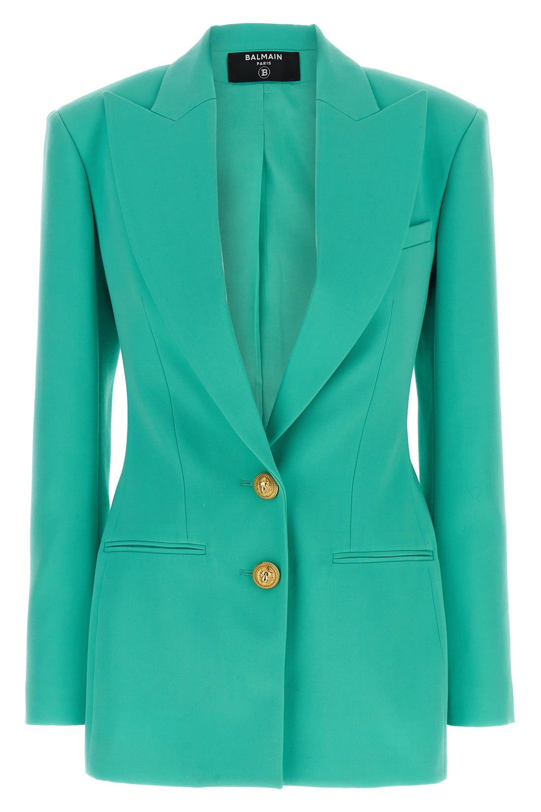 BALMAIN 34 double-breasted wool blazer