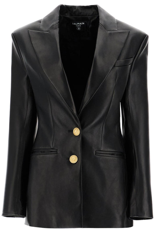 leather blazer jacket