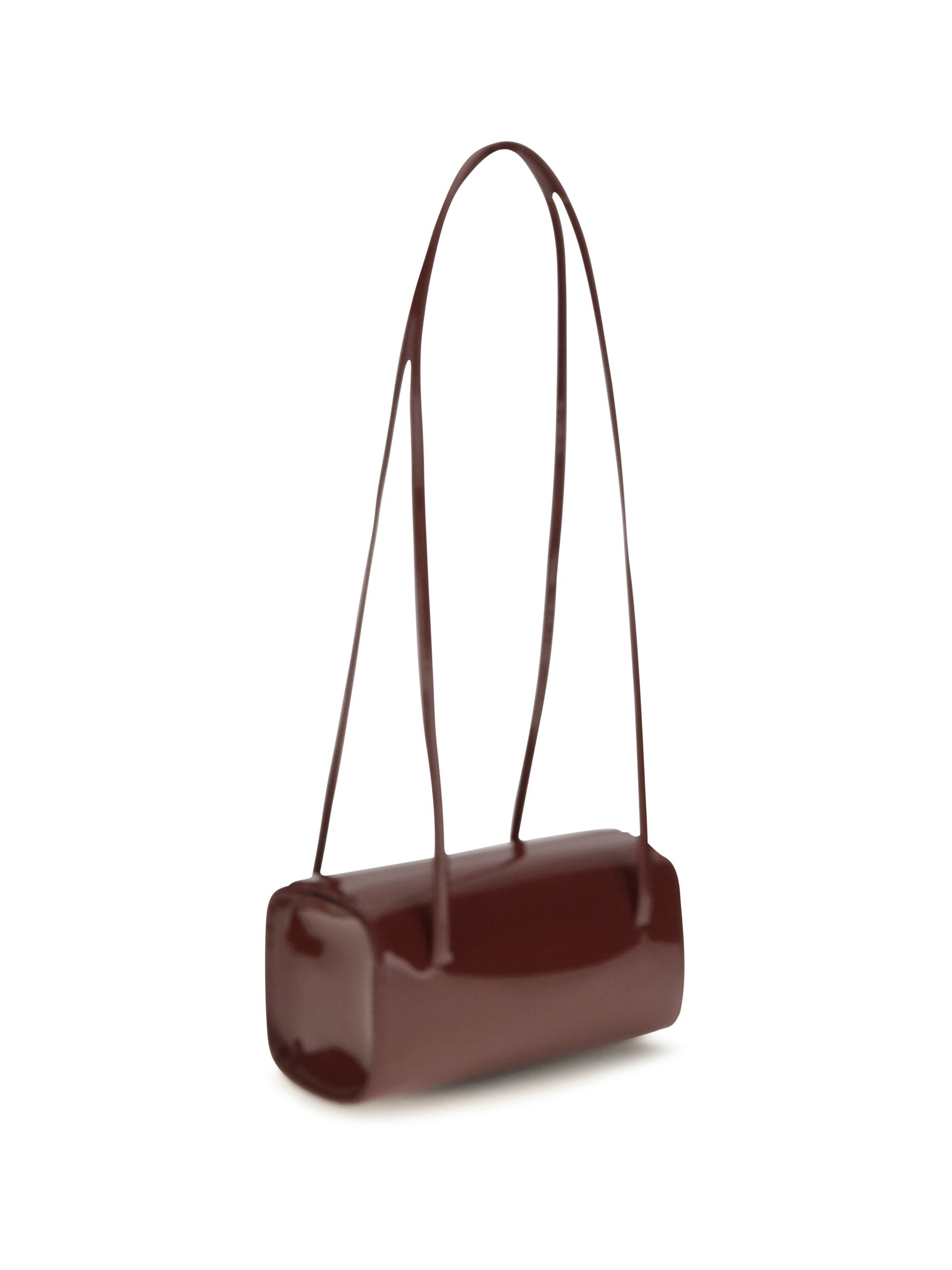 mie brushed leather shoulder bag