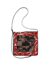 scarf print shoulder bag