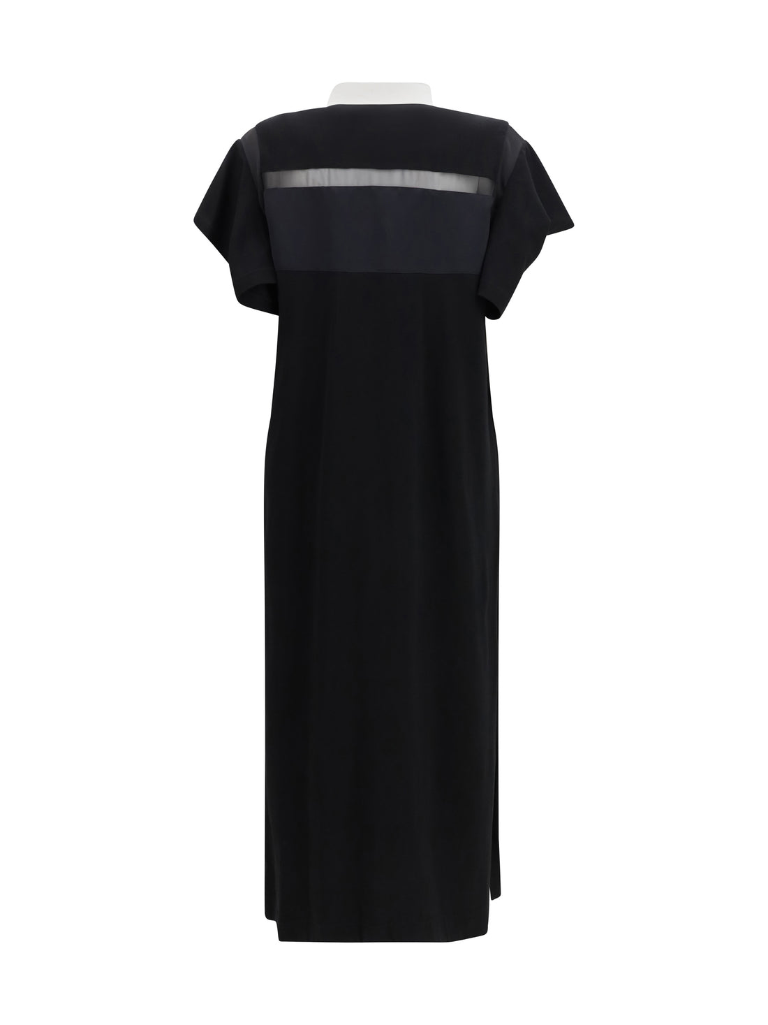 SACAI 2 cotton jersey midi dress