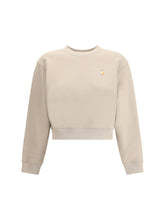 MAISON KITSUNÉ L lady fox crop sweatshirt