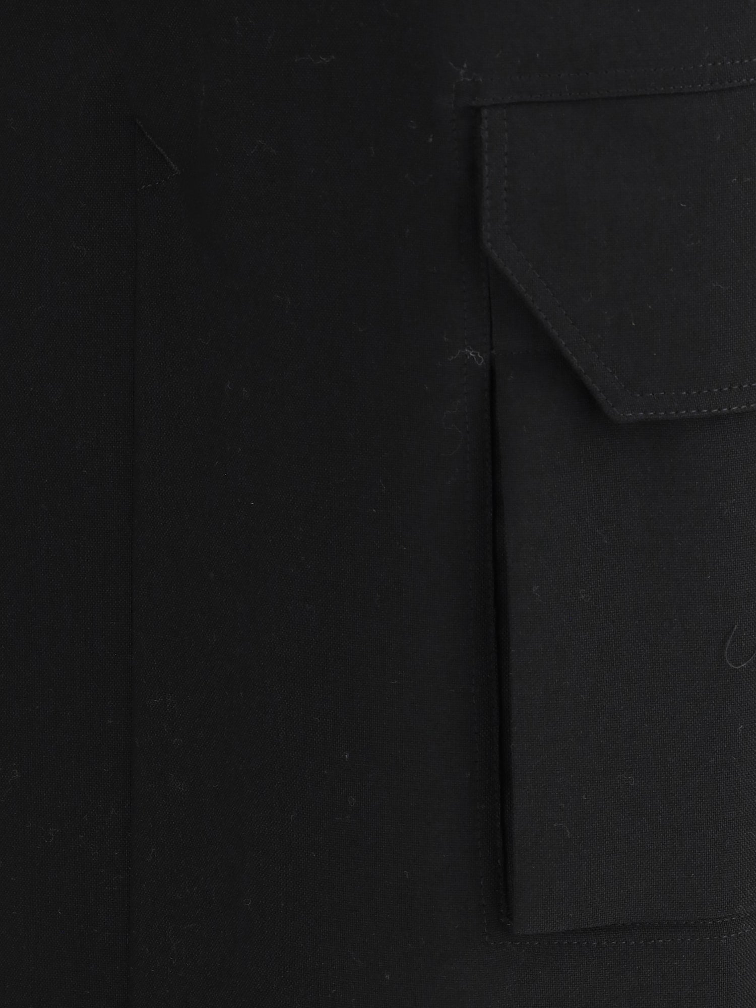 RICK OWENS 40 cargo midi skirt