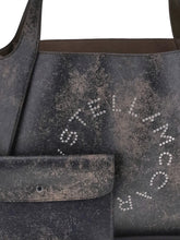 STELLA MCCARTNEY OS aged effect tote bag