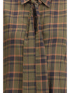 cassandre check lavallière shirt