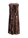 midi dress with sequins