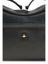 large dolce textured leather shoulder bag