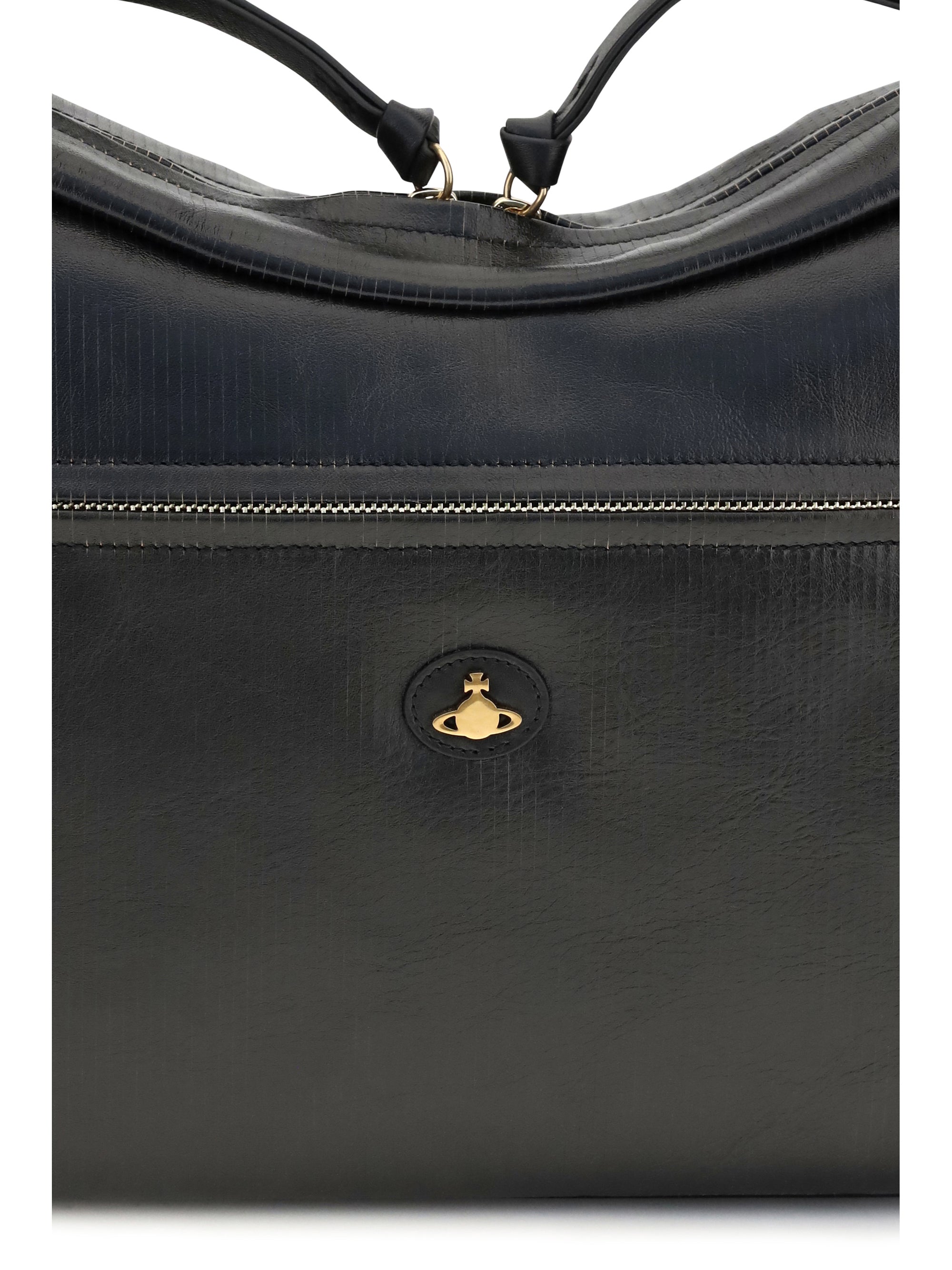 large dolce textured leather shoulder bag