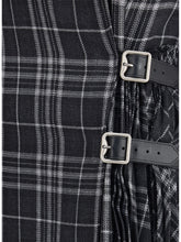 BURBERRY 8 check wool blend kilt dress