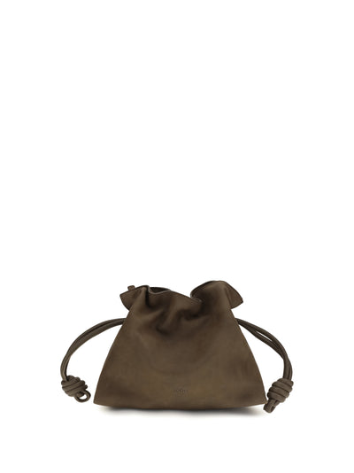 medium flamenco clutch in garnet nubuck