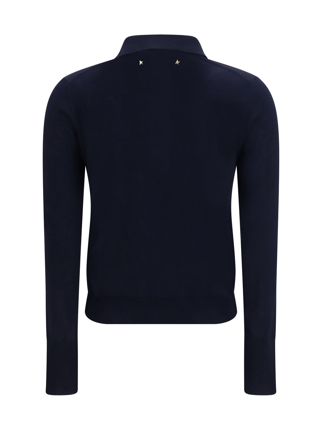 GOLDEN GOOSE M long sleeve merino wool polo