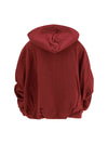 draped cotton jersey sweatshirt