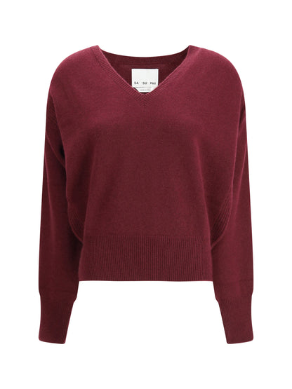 SA SU PHI 42 lavinia v neck cashmere sweater