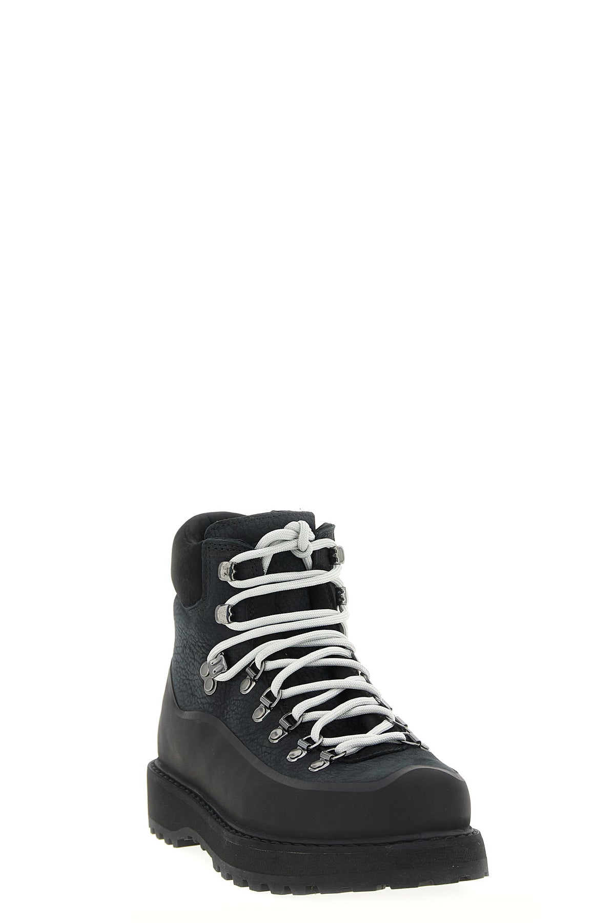 roccia vet gomma ankle boots in hammered leather treated
