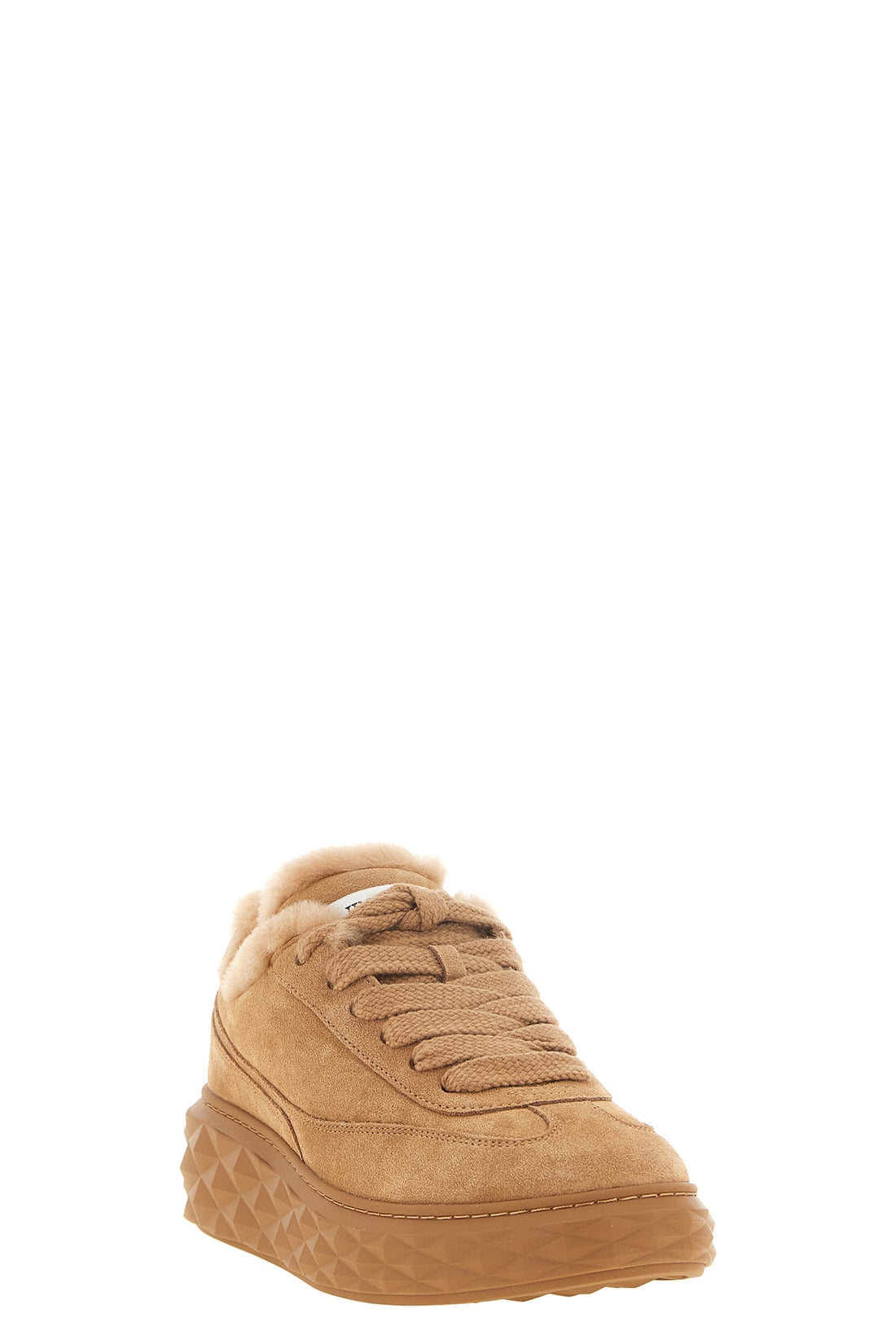 JIMMY CHOO 36 jimmy choo diamond maxi retro sneakers redefine sporty aesthetics through scul