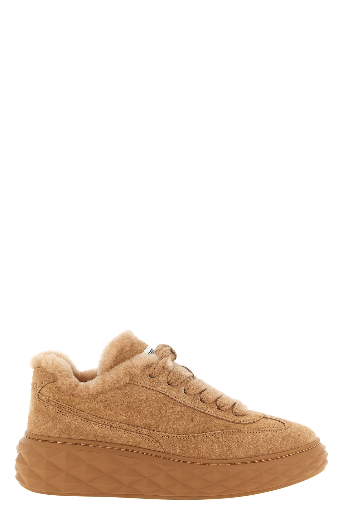 JIMMY CHOO 36 jimmy choo diamond maxi retro sneakers redefine sporty aesthetics through scul