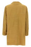 dizzy single-breasted blazer in garment-dyed cotton canvas