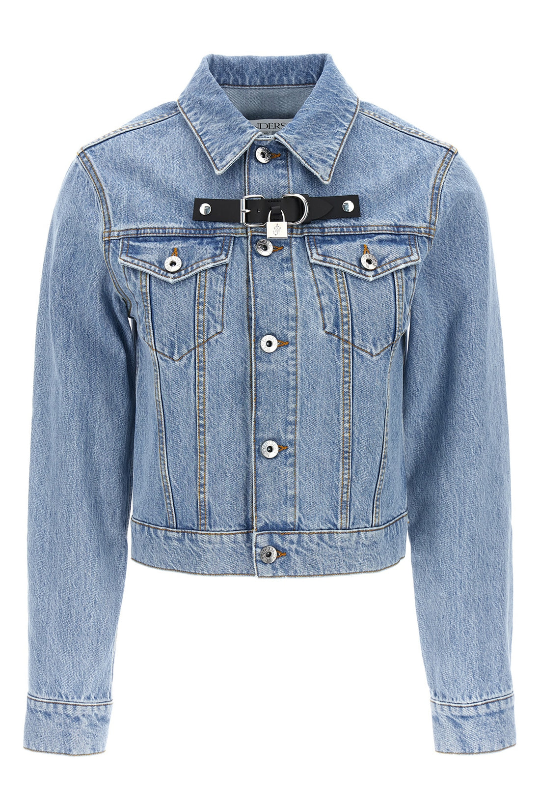 J.W.ANDERSON XS padlock strap trucker cotton denim jacket