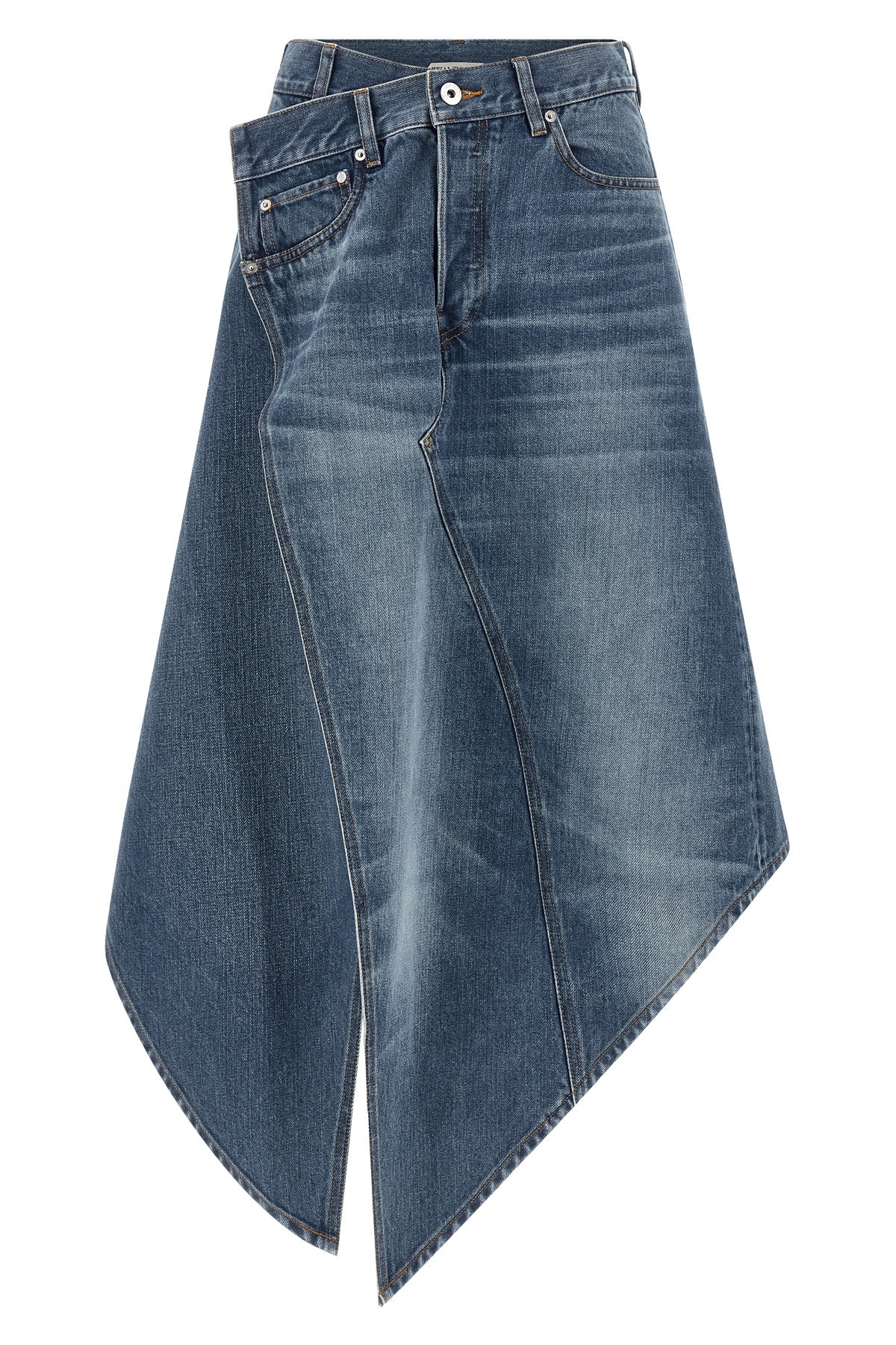 the denim midi skirt j