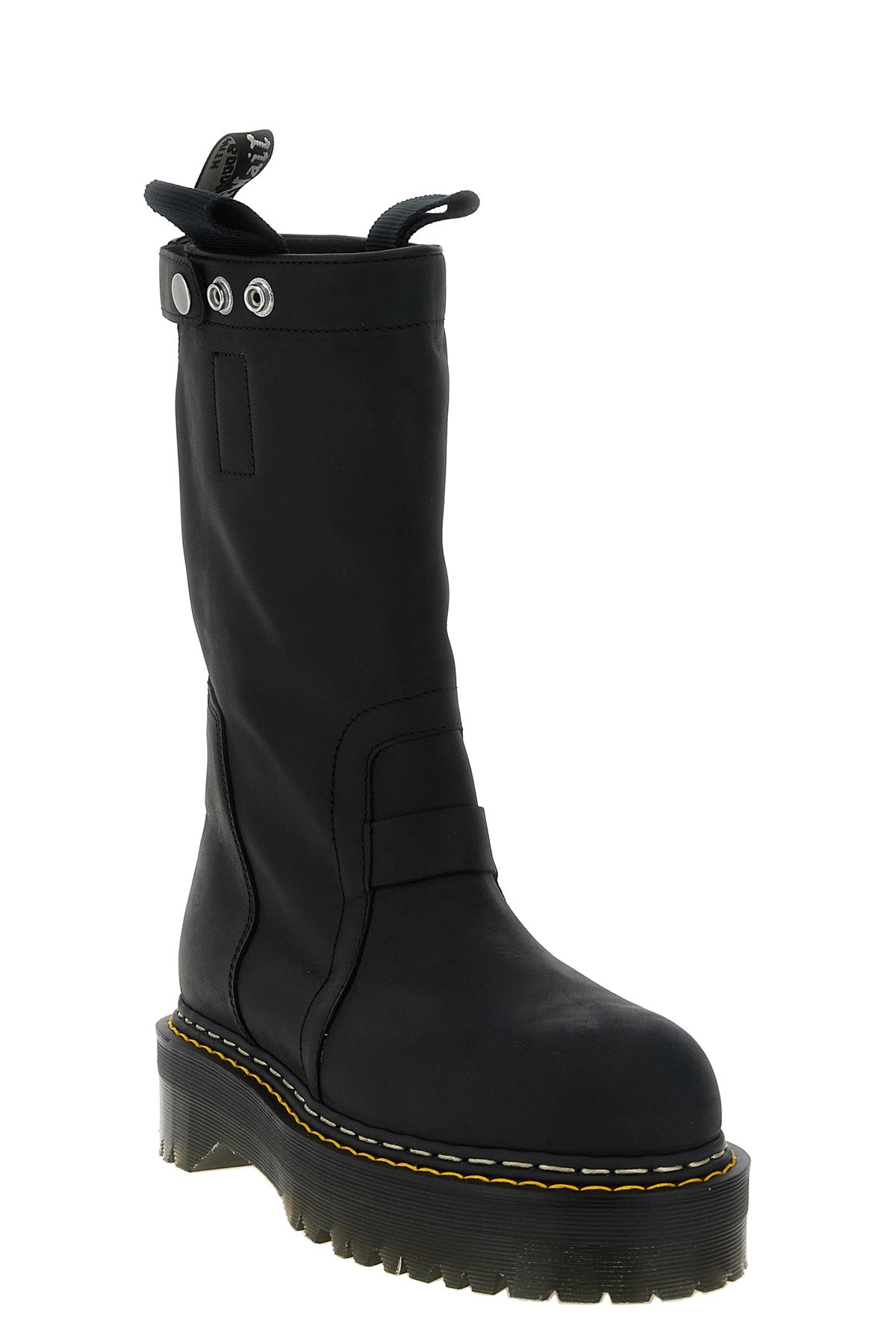 the rick owens quad sole pull on boots